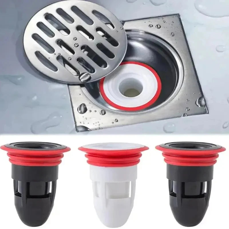 1-2PCS sewer pest control device with no odor device triple insect and blockage prevention and odor prevention device core
