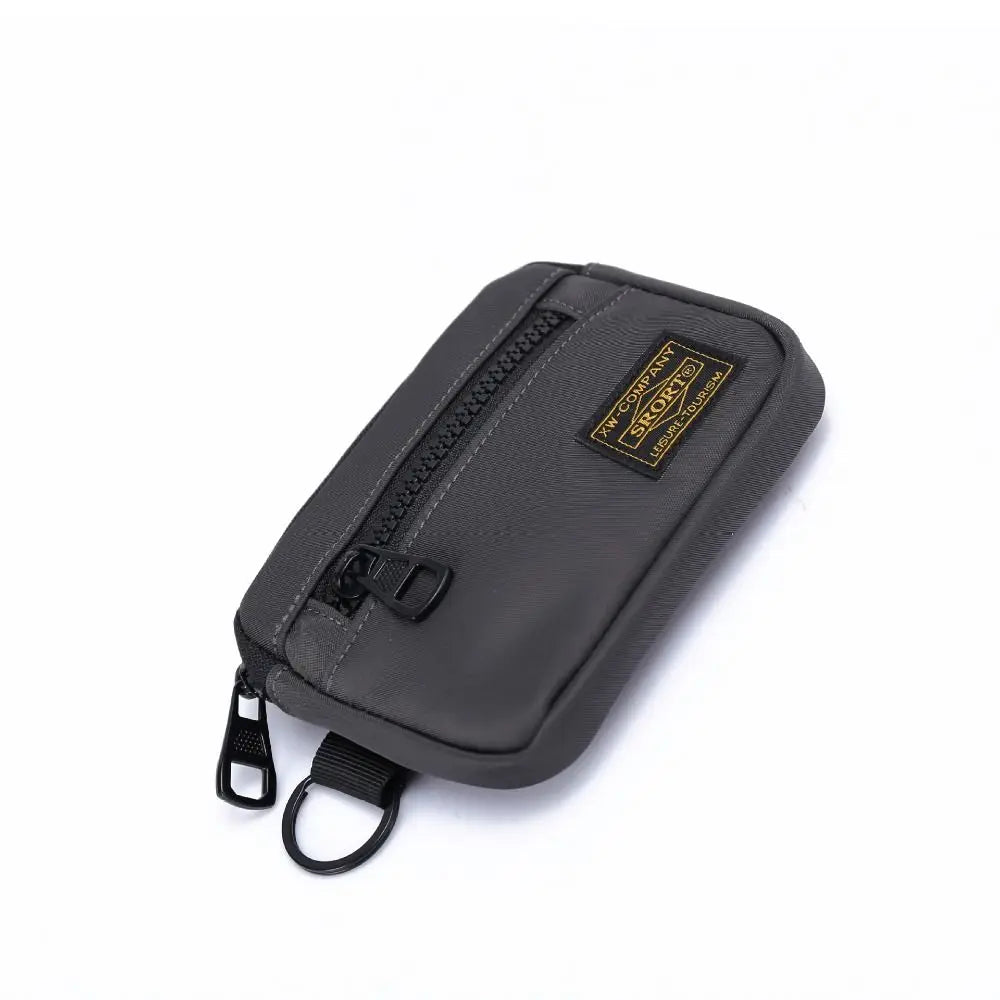 Casual Men's Coin Purse Canvas Zipper Short Wallet Retro Key Holder Small Money Bag Trend Youth Mini Handbag