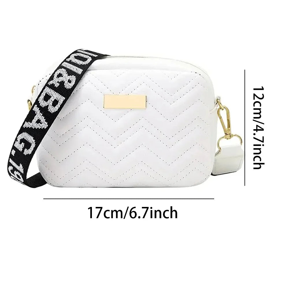 1Pcs Messenger Bag for Women Trend Lingge Embroidery Camera Female Shoulder Bag Fashion Ladies Crossbody Bags Bags for Wome