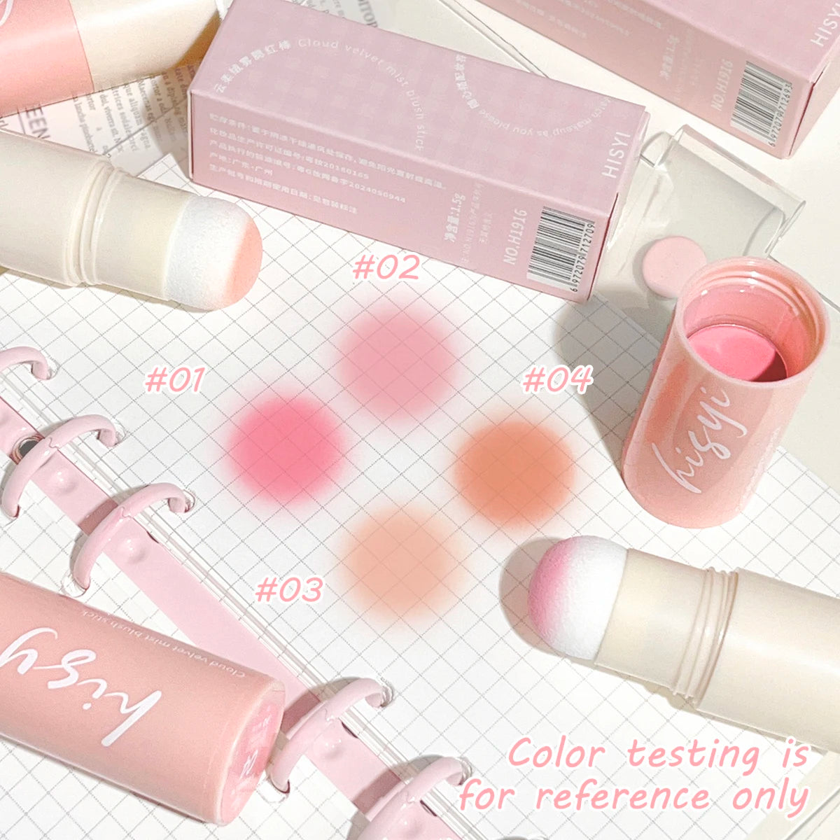 Cloud Soft Matte Blush Stick for a vibrant, brightening, natural bare makeup look, enhancing flawless skin tone