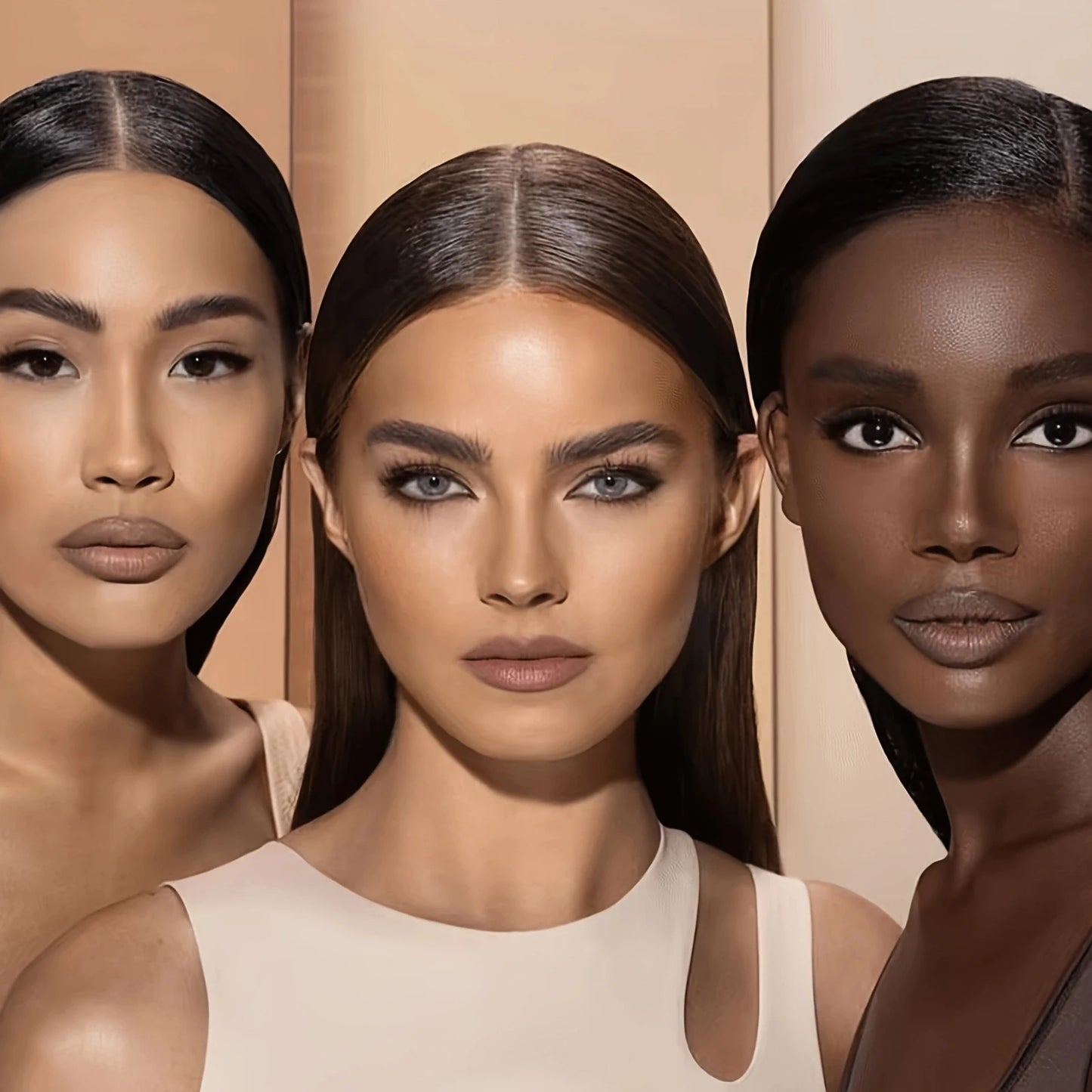 3-Color Matte Liquid Concealer Set for Eyes, Naturally Lightweight, Sweat-Proof, Fade-Free Coverup Makeup, Multi-Purpose Smooth