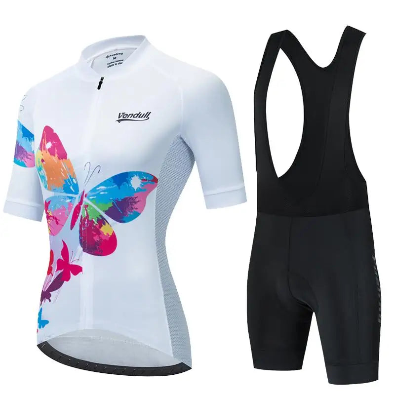 Summer Cycling Jersey Sets 2024 Women Cycling Clothing MTB Bike Suit Short Sleeved Bicycle Bike Outdoor Clothes Maillot Ciclismo
