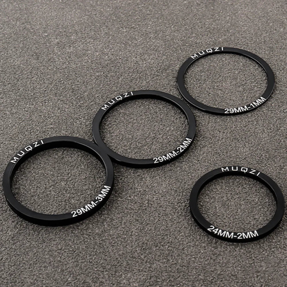 6pcs 24/29/30mm Bike Bicycle Bottom Bracket Crankset Washer For BB86 91 92 BB30 PF30 Crank Crankset Bottom Spacer Cycling Parts