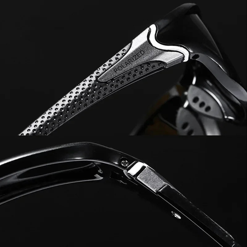 New Polarized Sunglasses For Men Driving And Cycling Night Vision Outdoor Sports Retro Travel Classic Sunglasses Uv Protection