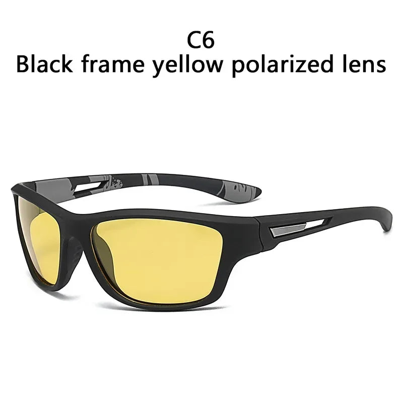 New Polarized Sunglasses For Men Driving And Cycling Night Vision Outdoor Sports Retro Travel Classic Sunglasses Uv Protection
