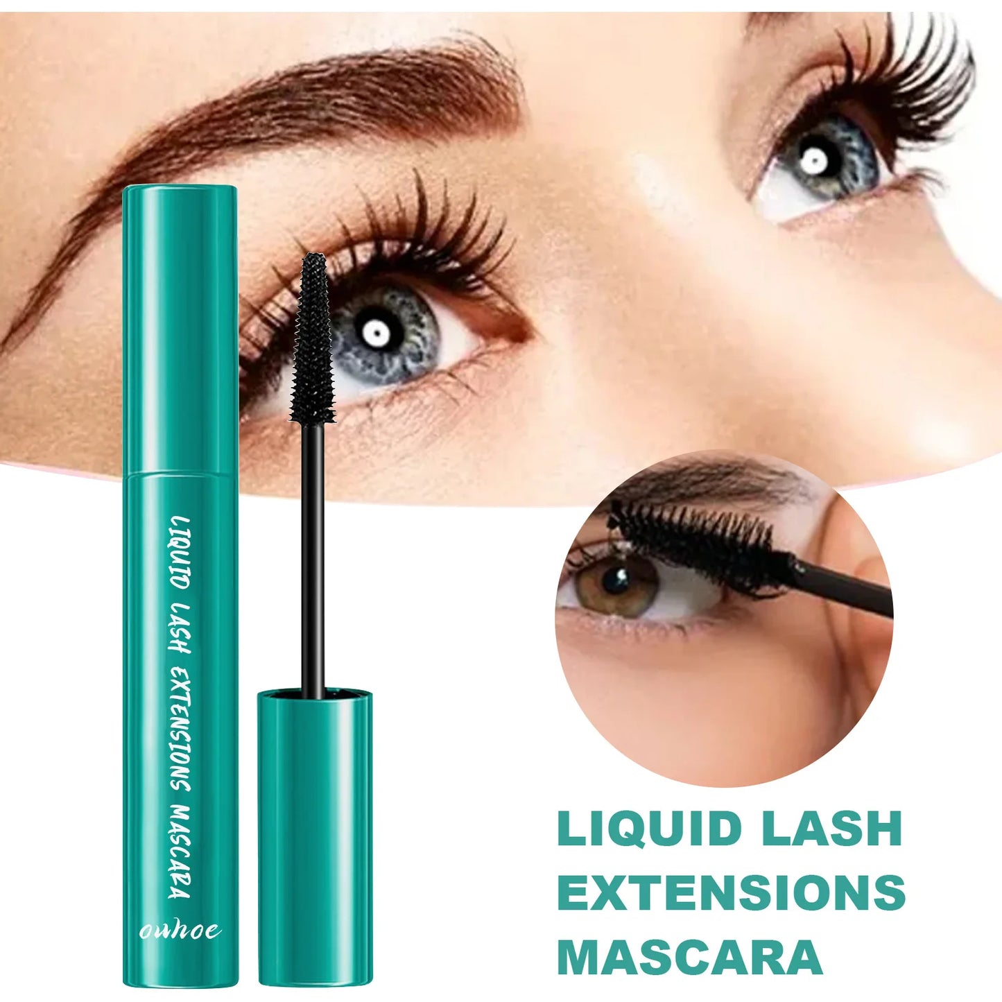 Thrive Mascara Curling Lengthen Eyelashes Extra Volume Waterproof Black Natural Lashes Eye Makeup Liquid Lash Extensions Mascara