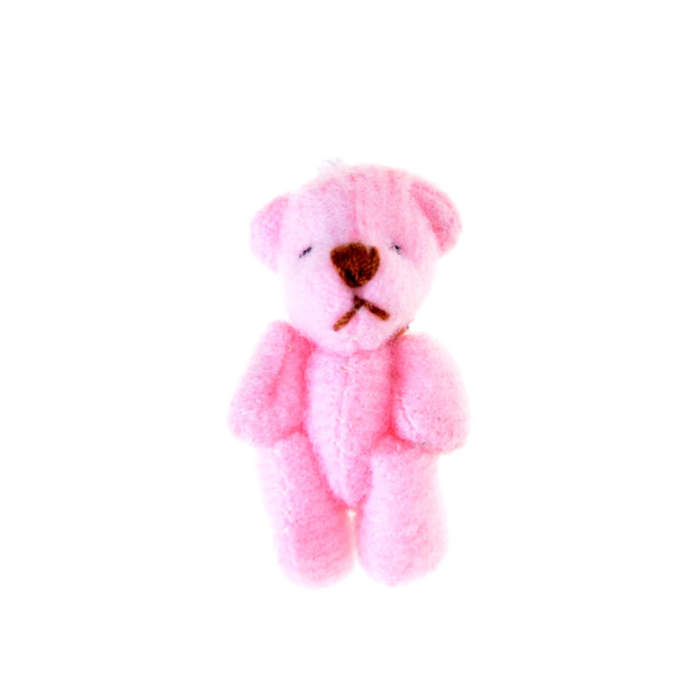 High Quality 5cm Soft Mini Plush Rabbit dollhouse Miniature Accessories Animal Toy Furniture for Doll Home Decoration 1pc