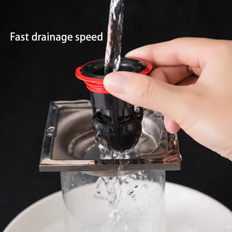 1-2PCS sewer pest control device with no odor device triple insect and blockage prevention and odor prevention device core