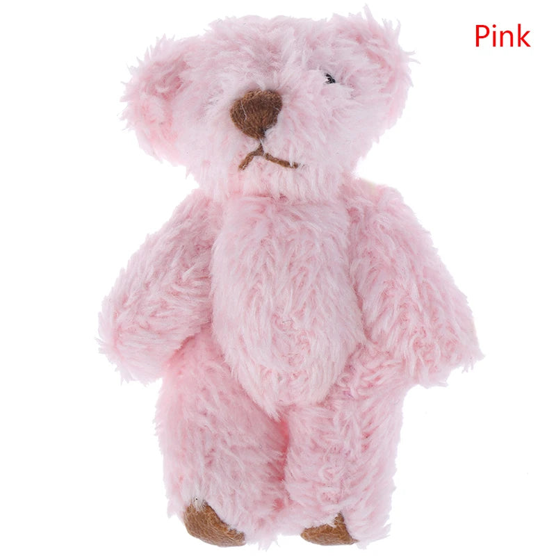 High Quality 5cm Soft Mini Plush Rabbit dollhouse Miniature Accessories Animal Toy Furniture for Doll Home Decoration 1pc