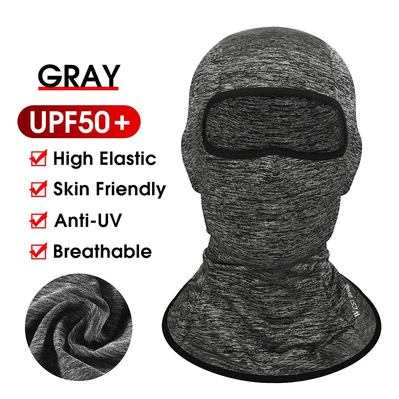 WEST BIKING Cycling Cap Summer Cooling Summer Sunscreen Sport Balaclava UV Protection Bike Motorcycle Full Face Cover Headwear
