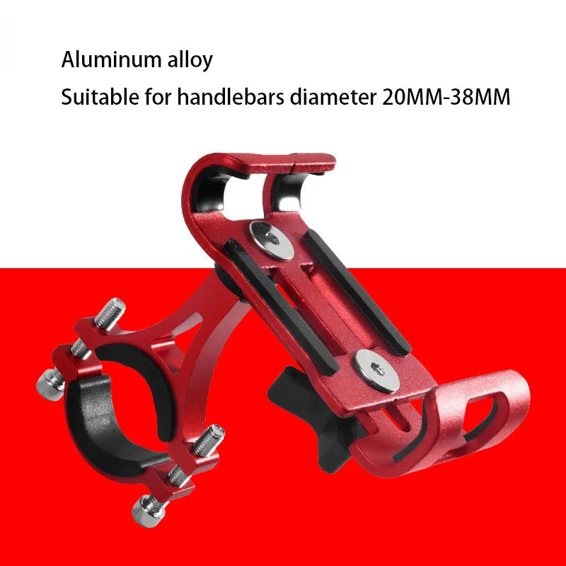 Aluminum Alloy Mobile Phone Holder, Phone Mount, Electric Bicycle, Motorcycle Bike Stand, Cycling Part