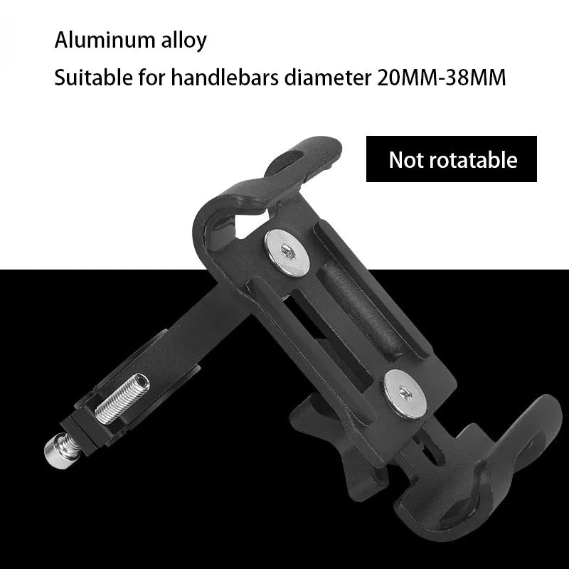 Aluminum Alloy Mobile Phone Holder, Phone Mount, Electric Bicycle, Motorcycle Bike Stand, Cycling Part