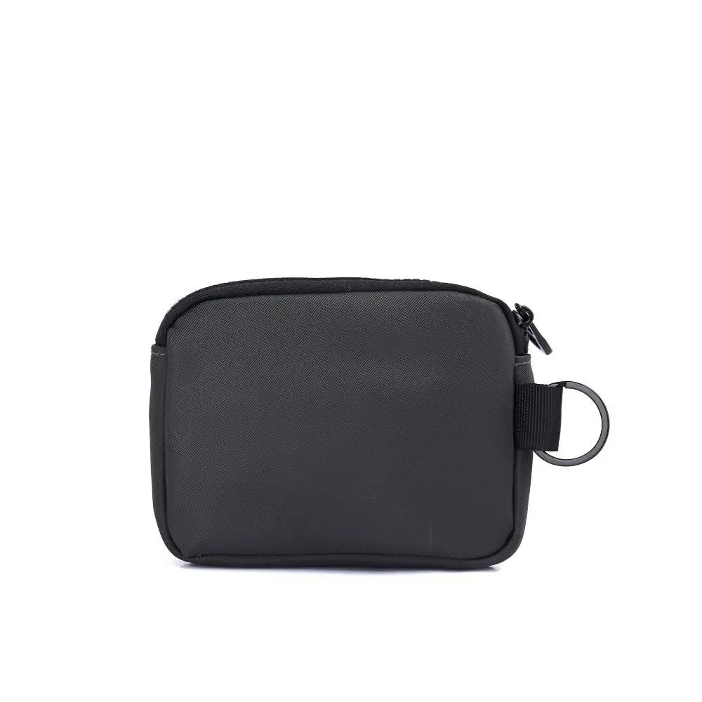 Casual Men's Coin Purse Canvas Zipper Short Wallet Retro Key Holder Small Money Bag Trend Youth Mini Handbag