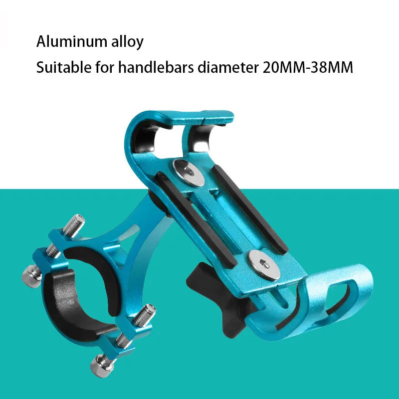 Aluminum Alloy Mobile Phone Holder, Phone Mount, Electric Bicycle, Motorcycle Bike Stand, Cycling Part
